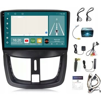 Projack RADIO NAWIGACJA PEUGEOT 207 2006-12 WIFI CARPLAY ANDROID 8/256GB SIM Projack RADIO NAWIGACJA PEUGEOT 207 2006-12 WIFI CARPLAY ANDROID 8/256GB SIM