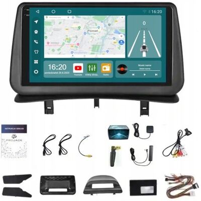 Projack RADIO NAWIGACJA RENAULT CLIO 2005-2014 CARPLAY ANDROID AUTO 8GB 256GB SIM Projack RADIO NAWIGACJA RENAULT CLIO 2005-2014 CARPLAY ANDROID AUTO 8GB 256GB SIM