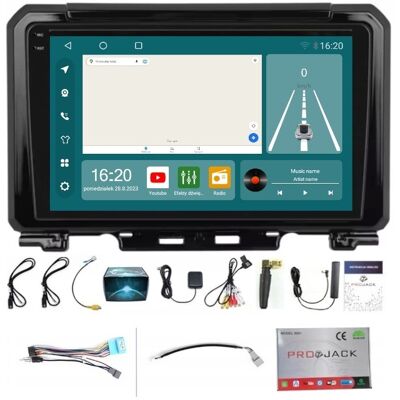 Projack RADIO NAWIGACJA SUZUKI JIMMY 2018-2020 CARPLAY ANDROID 8/256GB SIM Projack RADIO NAWIGACJA SUZUKI JIMMY 2018-2020 CARPLAY ANDROID 8/256GB SIM
