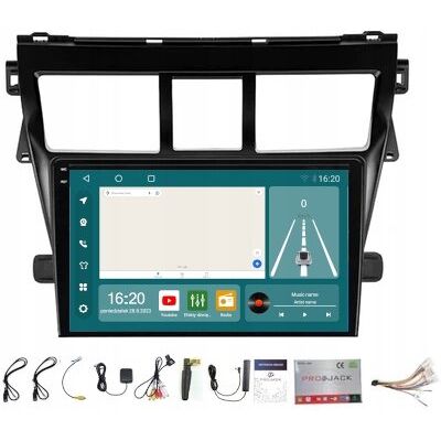 Projack RADIO NAWIGACJA TOYOTA YARIS 2005-2012 WIFI CARPLAY ANDROID 8/256GB SIM Projack RADIO NAWIGACJA TOYOTA YARIS 2005-2012 WIFI CARPLAY ANDROID 8/256GB SIM