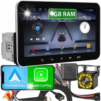 Inny producent RADIO SAMOCHODOWE 1 DIN 7'' CARPLAY ANDROID 13 WIFI GPS 4GB RAM DOTYKOWE FM Inny producent RADIO SAMOCHODOWE 1 DIN 7'' CARPLAY ANDROID 13 WIFI GPS 4GB RAM DOTYKOWE FM