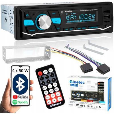 Inny producent RADIO SAMOCHODOWE 1-DIN BLUETOOTH 5.0 USB SD AUX MP3 MIKROFON PILOT KOLORY Inny producent RADIO SAMOCHODOWE 1-DIN BLUETOOTH 5.0 USB SD AUX MP3 MIKROFON PILOT KOLORY
