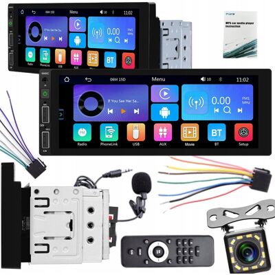Inny producent Radio Samochodowe 1 Din USB Android Auto Carplay Mirror Link Kamera Cofania Inny producent Radio Samochodowe 1 Din USB Android Auto Carplay Mirror Link Kamera Cofania
