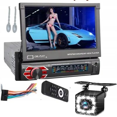 Inny producent RADIO SAMOCHODOWE 1DIN 7'' BT WYSUWANY EKRAN DOTYKOWY MIRROR LINK 12LED Inny producent RADIO SAMOCHODOWE 1DIN 7'' BT WYSUWANY EKRAN DOTYKOWY MIRROR LINK 12LED