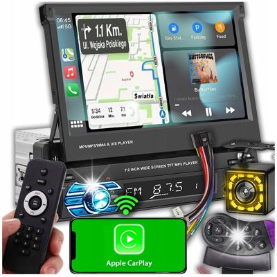Inny producent RADIO SAMOCHODOWE 1DIN 7'' BT WYSUWANY EKRAN DOTYKOWY MIRROR LINK KAMERA Inny producent RADIO SAMOCHODOWE 1DIN 7'' BT WYSUWANY EKRAN DOTYKOWY MIRROR LINK KAMERA