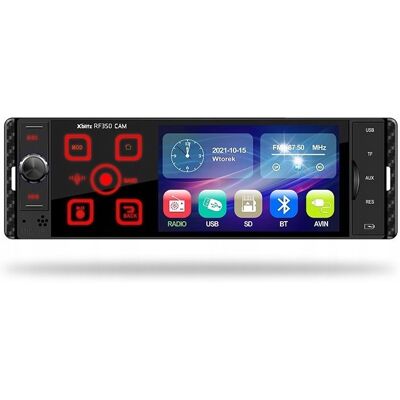 Inny producent Radio samochodowe 1DIN LCD Bluetooth + kamera cofania - Xblitz RF350 CAM Inny producent Radio samochodowe 1DIN LCD Bluetooth + kamera cofania - Xblitz RF350 CAM