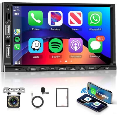 inna (Inny) Radio samochodowe 2DIN UNIWERSALNE Android CARPLAY PILOT KAMERA USB AUX 7' inna (Inny) Radio samochodowe 2DIN UNIWERSALNE Android CARPLAY PILOT KAMERA USB AUX 7'