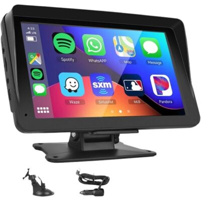 Inny producent Radio Samochodowe 7' CarPlay Android Auto Bluetooth AUX FM Dotykowy Ekran Inny producent Radio Samochodowe 7' CarPlay Android Auto Bluetooth AUX FM Dotykowy Ekran