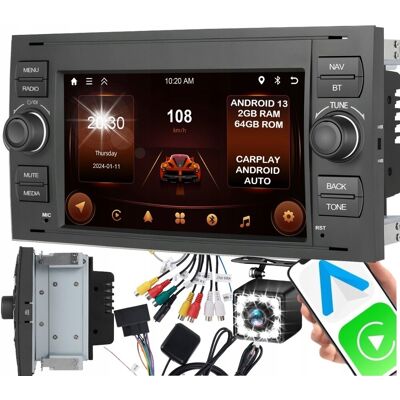 Inny producent RADIO SAMOCHODOWE ANDROID FORD KUGA S-MAX C-MAX CARPLAY USB RDS GPS WIFI BT Inny producent RADIO SAMOCHODOWE ANDROID FORD KUGA S-MAX C-MAX CARPLAY USB RDS GPS WIFI BT