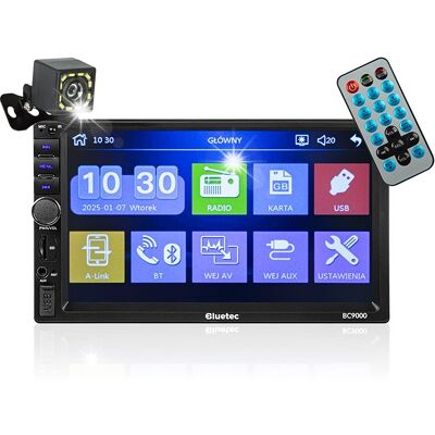 Inny producent RADIO SAMOCHODOWE BLUETOOTH 2 DIN 7 RDS USB MICRO SD 4x50W KAMERA COFANIA Inny producent RADIO SAMOCHODOWE BLUETOOTH 2 DIN 7 RDS USB MICRO SD 4x50W KAMERA COFANIA