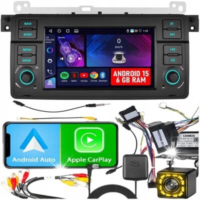 Inny producent RADIO SAMOCHODOWE do BMW 3 E46 ANDROID GPS WIFI CARPLAY NAWIGACJA RDS 6GB Inny producent RADIO SAMOCHODOWE do BMW 3 E46 ANDROID GPS WIFI CARPLAY NAWIGACJA RDS 6GB