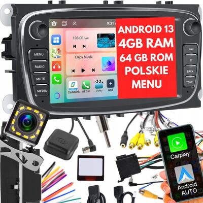 Inny producent Radio Samochodowe Do Ford Mondeo MK4 Focus Mk2 Mk3 Galaxy Wifi Android 4Gb Inny producent Radio Samochodowe Do Ford Mondeo MK4 Focus Mk2 Mk3 Galaxy Wifi Android 4Gb