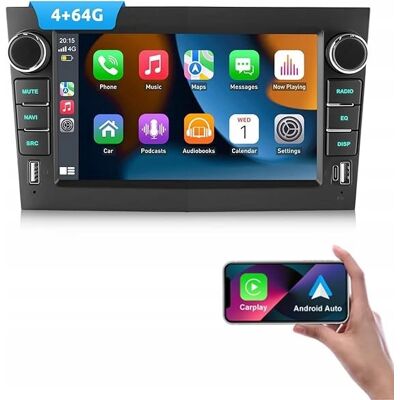 Inny producent Radio Samochodowe ESSGOO Android 14 4+64GB CarPlay Android Auto GPS Do Opla Inny producent Radio Samochodowe ESSGOO Android 14 4+64GB CarPlay Android Auto GPS Do Opla