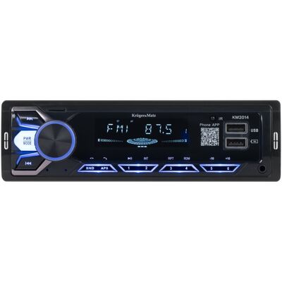 Radio samochodowe KrügerMatz KM2014 - Bluetooth, 1 DIN, 4x15W, FM Radio samochodowe KrügerMatz KM2014 - Bluetooth, 1 DIN, 4x15W, FM
