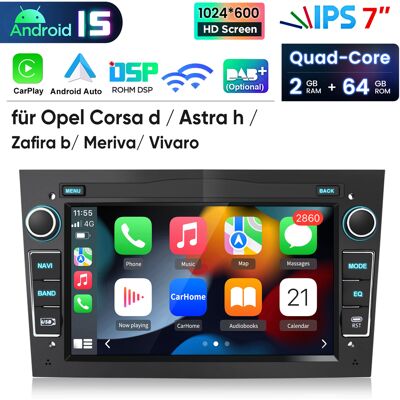 Junsun Radio Samochodowe Android 15 7″ 2+64 Gb Do Opel Astra H Corsa C D Vectra C Zafira, Carplay, Android Auto, Gps, Wi-Fi, Bluetooth, Dsp, Czarny Junsun Radio Samochodowe Android 15 7″ 2+64 Gb Do Opel Astra H Corsa C D Vectra C Zafira, Carplay, Android Auto, Gps, Wi-Fi, Bluetooth, Dsp, Czarny
