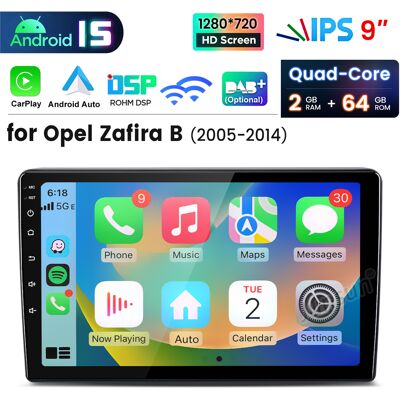 Junsun Radio Samochodowe Android 15 9″ 2+64 Gb Do Opel Zafira B Astra H 2005-2014, Carplay, Android Auto, Gps, Wi-Fi, Bluetooth, Dsp Junsun Radio Samochodowe Android 15 9″ 2+64 Gb Do Opel Zafira B Astra H 2005-2014, Carplay, Android Auto, Gps, Wi-Fi, Bluetooth, Dsp