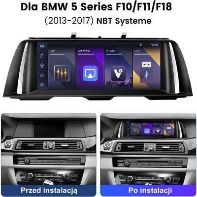 Junsun Radio Samochodowe Linux 10,25' Do Bmw Seria 5 F10 F11 F18 2013–2017 Nbt, Carplay, Android Auto, Vi-Link Junsun Radio Samochodowe Linux 10,25' Do Bmw Seria 5 F10 F11 F18 2013–2017 Nbt, Carplay, Android Auto, Vi-Link
