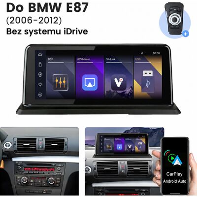 Junsun Radio Samochodowe Multimedialny 10,25″ Linux Do Bmw Serii 1 E87 2006–2012, Bez Fabrycznego Idrive, Bezprzewodowy Carplay I Android Auto Junsun Radio Samochodowe Multimedialny 10,25″ Linux Do Bmw Serii 1 E87 2006–2012, Bez Fabrycznego Idrive, Bezprzewodowy Carplay I Android Auto