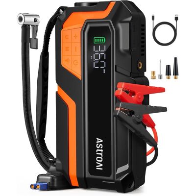 Inny producent AstroAI MF16 Booster Rozrusznik 6000A i 150PSI Przenośna sprężarka powietrza, awaryjny rozrusznik do samochodów/motocykli (10 l benzyny/8 l oleju na.. Inny producent AstroAI MF16 Booster Rozrusznik 6000A i 150PSI Przenośna sprężarka powietrza, awaryjny rozrusznik do samochodów/motocykli (10 l benzyny/8 l oleju na..