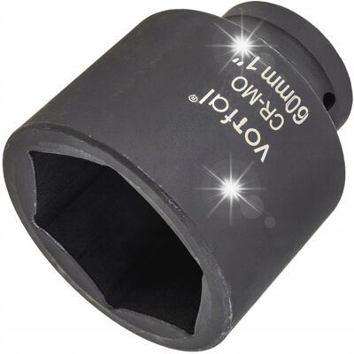 Inny producent NASADKA UDAROWA NASADOWA 1' CAL KLUCZ UDAROWY 60MM DŁUGA 90MM CR-MO 6KĄT Inny producent NASADKA UDAROWA NASADOWA 1' CAL KLUCZ UDAROWY 60MM DŁUGA 90MM CR-MO 6KĄT