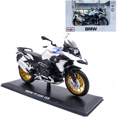 Bmw R 1250 Gs Model Z Podstawką Motocykla W Skali 1:12 Maisto Bmw R 1250 Gs Model Z Podstawką Motocykla W Skali 1:12 Maisto