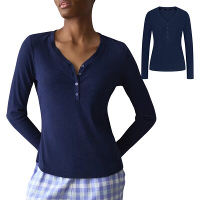 Longsleeve Triumph Mix&match; Lsl Top Soft Granatowy Z Długim Rękawem 42 Longsleeve Triumph Mix&match; Lsl Top Soft Granatowy Z Długim Rękawem 42