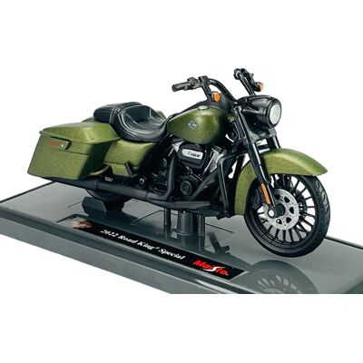 Model Motocykla Harley-Davidson Road King Special 2022 Zielony 1:18 Maisto Model Motocykla Harley-Davidson Road King Special 2022 Zielony 1:18 Maisto