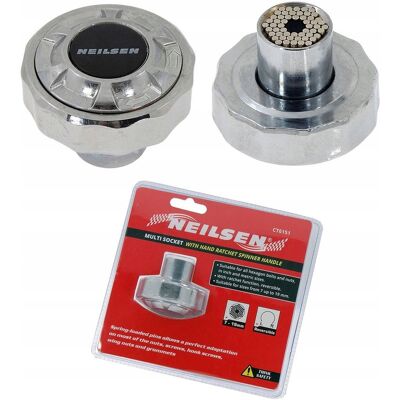 Inny producent NASADKA KLUCZ NASADOWY UNIWERSALNA 7-19MM Z WIELOFUNKCYJNA GRZECHOTKA CAL Inny producent NASADKA KLUCZ NASADOWY UNIWERSALNA 7-19MM Z WIELOFUNKCYJNA GRZECHOTKA CAL