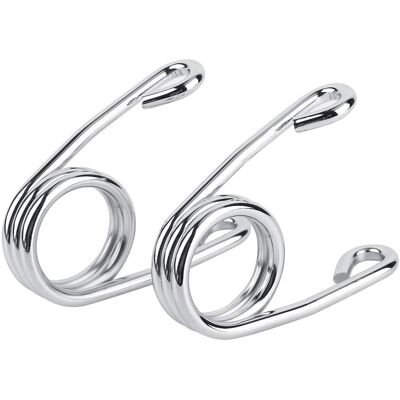 Inny producent Sprężyny Motocyklowe 2 Sztuki 8 Cm Stalowe Chromowane Uchwyty Inny producent Sprężyny Motocyklowe 2 Sztuki 8 Cm Stalowe Chromowane Uchwyty