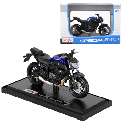 Yamaha Mt-07 W Skali 1:18 Maisto Realistyczny Model Motocykla Yamaha Mt-07 W Skali 1:18 Maisto Realistyczny Model Motocykla