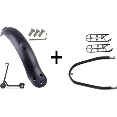 Błotnik Tylny + Metalowy Wspornik Do Hulajnogi Xiaomi M365 / Pro Błotnik Tylny + Metalowy Wspornik Do Hulajnogi Xiaomi M365 / Pro