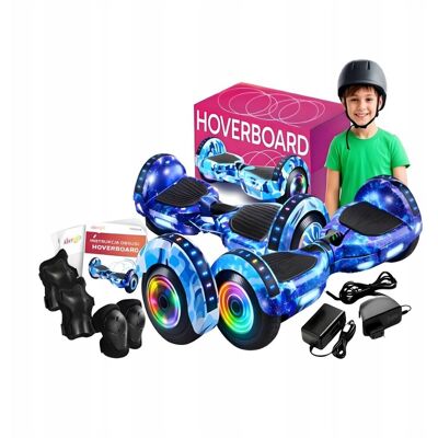 Inny producent Hoverboard 8' Cali Deskorolka Elektryczna Led Deska Głośnik Bt Ochraniacze Inny producent Hoverboard 8' Cali Deskorolka Elektryczna Led Deska Głośnik Bt Ochraniacze
