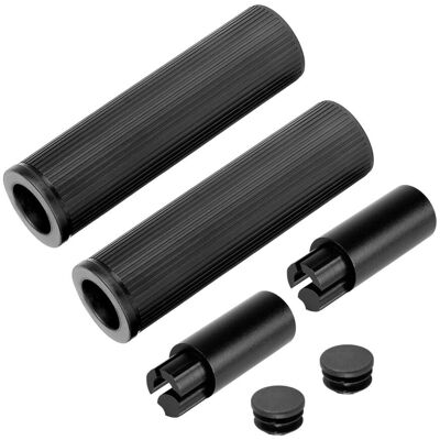 Inny producent Szerokie Gripy Silikonowe Ulip Do Xiaomi Mi Electric Scooter / Ninebot Es - Black Inny producent Szerokie Gripy Silikonowe Ulip Do Xiaomi Mi Electric Scooter / Ninebot Es - Black