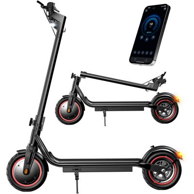 Iscooter W5 Czarna Hulajnoga Elektryczna 350 W, Zasięg Do 40 Km, Prędkość Do 30 Km/h, Opony 8.5 Cali, Wydajny Akumulator 36 V 7.8 Ah, Amortyzacja I .. Iscooter W5 Czarna Hulajnoga Elektryczna 350 W, Zasięg Do 40 Km, Prędkość Do 30 Km/h, Opony 8.5 Cali, Wydajny Akumulator 36 V 7.8 Ah, Amortyzacja I ..