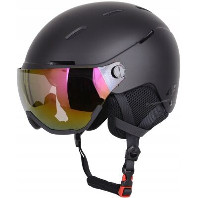 F4 4F KASK NARCIARSKI Z SZYBÄ„ WIZJER rozm M 55-58cm F4 4F KASK NARCIARSKI Z SZYBÄ„ WIZJER rozm M 55-58cm