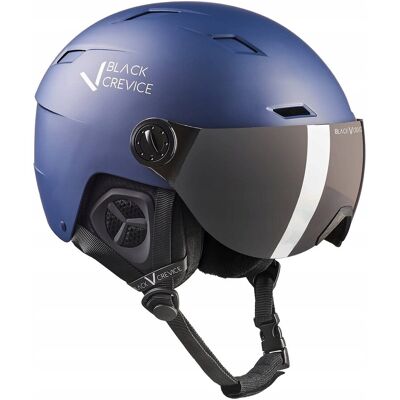 BLACK CREVICE Kask narciarski z wizjerem Kirchberg Navy rozmiar L 58-61 cm BLACK CREVICE Kask narciarski z wizjerem Kirchberg Navy rozmiar L 58-61 cm