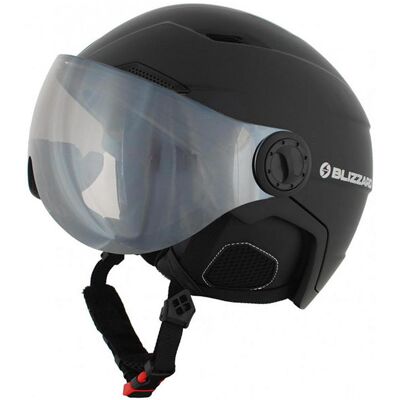 Blizzard, Kask z przyłbicą, Double Visor ski Black Matt Smoke Lens, czarny, rozmiar M/L Blizzard, Kask z przyłbicą, Double Visor ski Black Matt Smoke Lens, czarny, rozmiar M/L