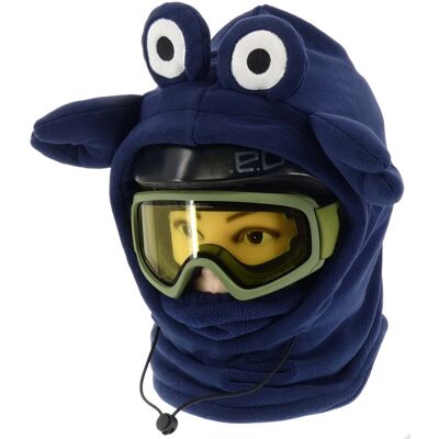 Cambell CIEPŁA ZABAWNA NAKŁADKA NA KASK NARCIARSKI MORDKA OCZY USZY GRANATOWA Cambell CIEPŁA ZABAWNA NAKŁADKA NA KASK NARCIARSKI MORDKA OCZY USZY GRANATOWA
