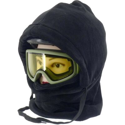 Cambell CIEPŁA ZABAWNA NAKŁADKA NA KASK SNOWBOARDOWY MORDKA NINJA CZARNA Cambell CIEPŁA ZABAWNA NAKŁADKA NA KASK SNOWBOARDOWY MORDKA NINJA CZARNA