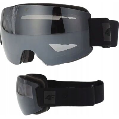 Gogle narciarskie 4F gogle snowboardowe GOGU063 20S czarny Gogle narciarskie 4F gogle snowboardowe GOGU063 20S czarny