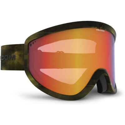 Gogle narciarskie damskie/męskie Volcom Footprints snowboardowe zimowe czerwone (VG0622303) Gogle narciarskie damskie/męskie Volcom Footprints snowboardowe zimowe czerwone (VG0622303)