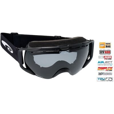 Gogle Narciarskie Goggle H633-1P Czarny Matowy Gogle Narciarskie Goggle H633-1P Czarny Matowy