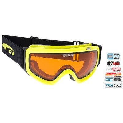 Gogle Narciarskie Goggle H842-3 Zielonożółty Gogle Narciarskie Goggle H842-3 Zielonożółty