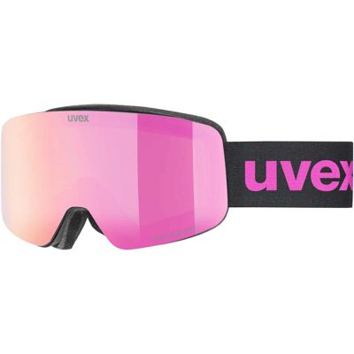 Gogle Uvex Pwdr FM Black matt/Pink 2025 Gogle Uvex Pwdr FM Black matt/Pink 2025