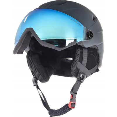 Kask narciarski 4F z szybą U090 antracyt XS/S 52-56 cm Kask narciarski 4F z szybą U090 antracyt XS/S 52-56 cm