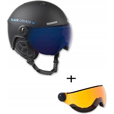Kask narciarski Black Crevice Arlberg - Wentylowany, Regulowany Kask narciarski Black Crevice Arlberg - Wentylowany, Regulowany