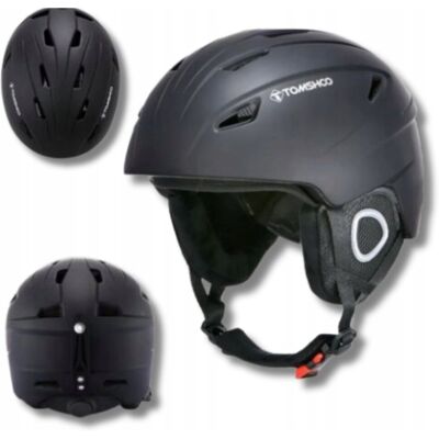 inna (Inny) Kask Narciarski Helm Snowboard Narty Tomshoo Czarny Rozmiar M 55-58 Cm inna (Inny) Kask Narciarski Helm Snowboard Narty Tomshoo Czarny Rozmiar M 55-58 Cm