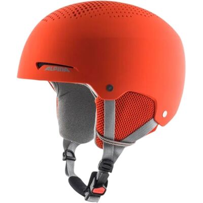 Kask Narciarski Snowboard Dziecięcy Alpina Zupo Pumpkin-Orange Matt 48-52 cm Kask Narciarski Snowboard Dziecięcy Alpina Zupo Pumpkin-Orange Matt 48-52 cm