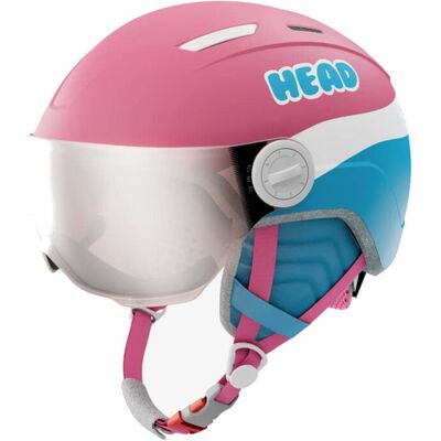 Kask z przyłbicą szybą HEAD Maja Visor Pink Blue 2025 52-56 cm Kask z przyłbicą szybą HEAD Maja Visor Pink Blue 2025 52-56 cm