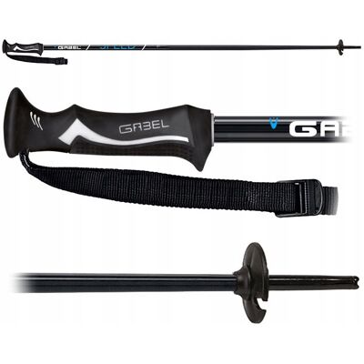 Kije Narciarskie Gabel Speed Black/blue 125cm Kije Narciarskie Gabel Speed Black/blue 125cm